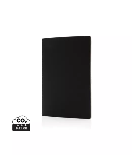 Pehmeäkantinen Pu Muistikirja Värillisillä Reunoilla Musta