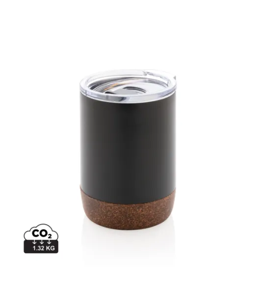 Pieni Termosmuki Korkkipohjalla Musta