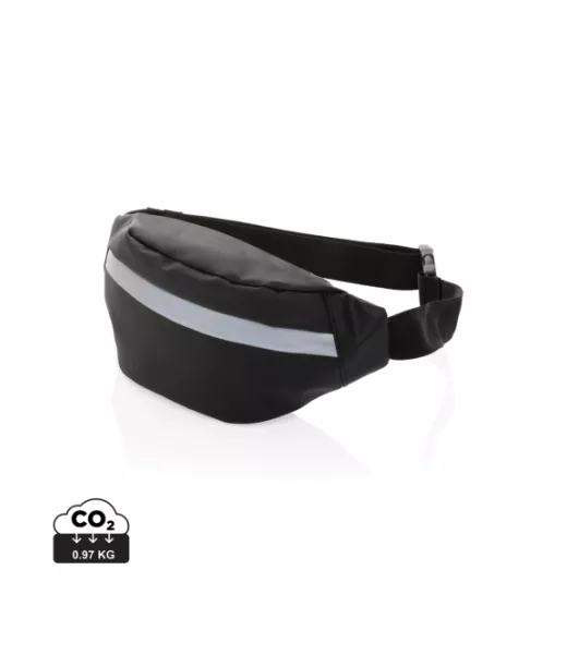 Pu Heijastava Vyölaukku Musta