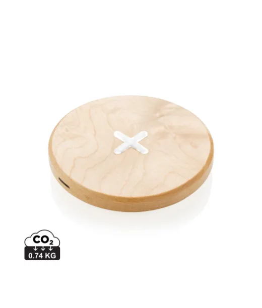 Puinen 5 W:n Langaton Laturi Ruskea