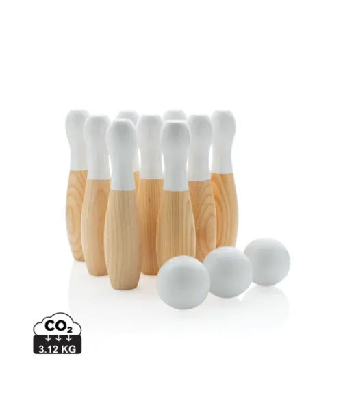 Puinen Keilapeli Ruskea