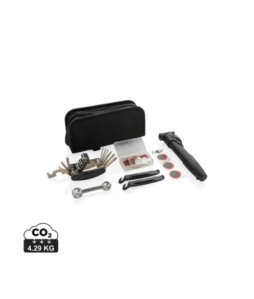 Pyöränkorjaussetti 17 Osaa Musta