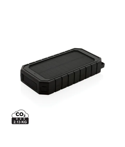 Rcs 10w Langaton Solar Varavirtalähde Kierrätetystä Muovista Musta