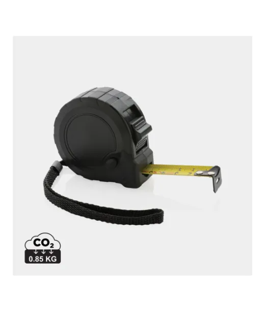 Rcs 5m/19 Mm Mittanauha Stop-painikkeella Musta