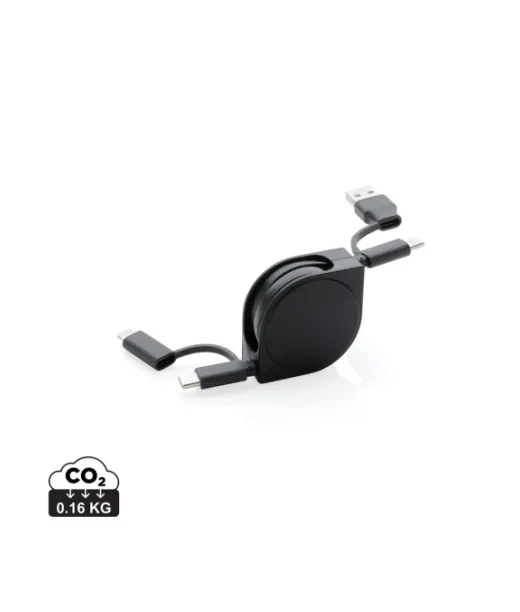 Rcs 6-in-1 Kaapeli Kierrätetystä Muovista Ja Tpe:stä Musta