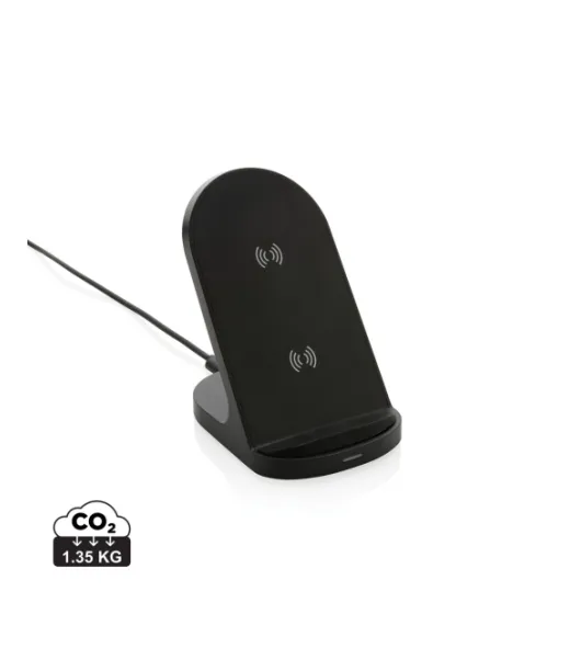 Rcs Muovinen Tuplakelainen Langattoman Latauksen Alusta 15w Musta