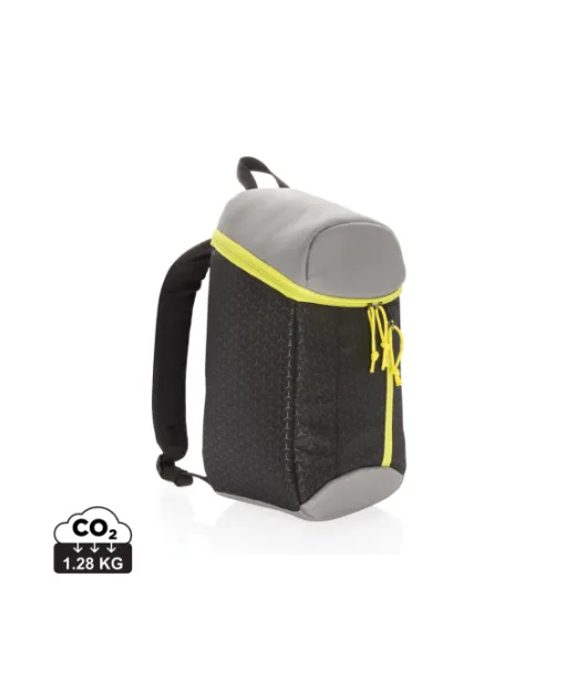 Retkeilykylmäreppu 10l Musta, Lime Green