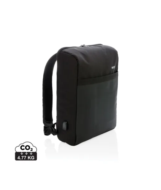 Rfid&usb 15"-turvareppu Musta