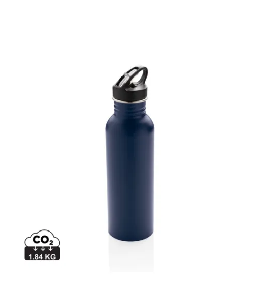 Ruostumaton Deluxe-aktiivipullo Tummansininen