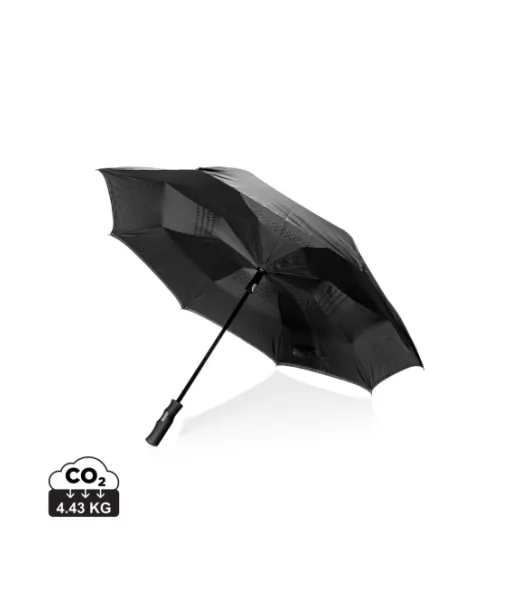 Swiss Peak 23" Automaattisesti Avautuva Kääntösateenvarjo Musta