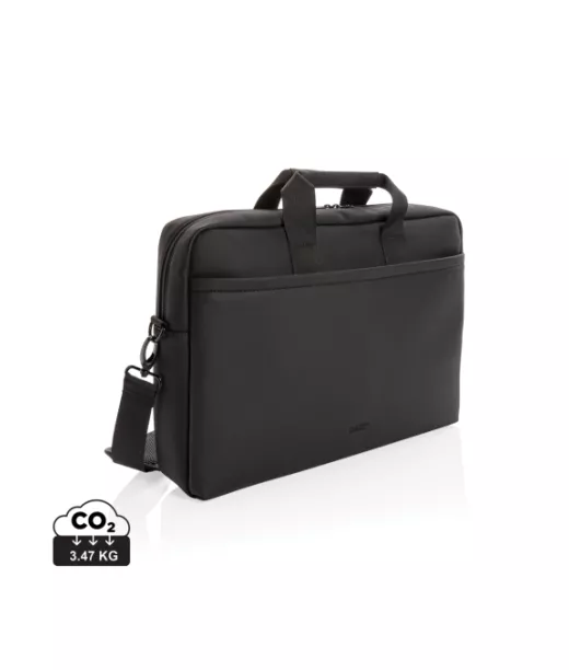 Swiss Peak Deluxe Tietokonelaukku Vegaaninahasta Musta