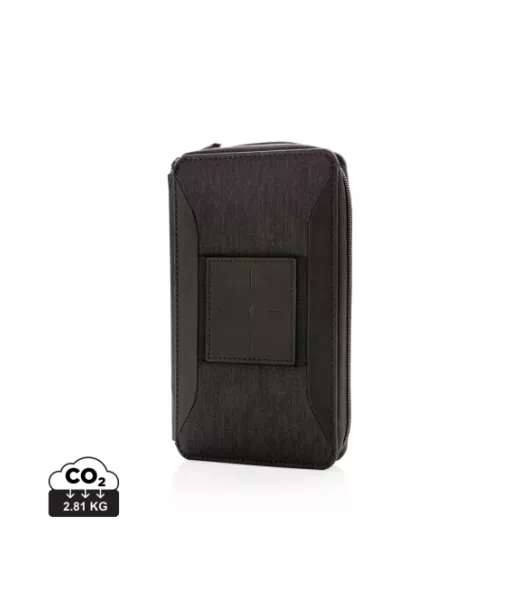 Swiss Peak Moderni Matkalompakko Langattomalla Latauksella Musta