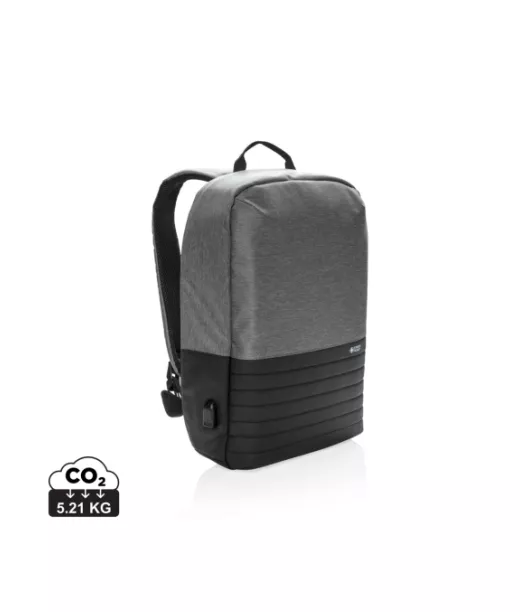 Swiss Peak Rfid-varkaudenestoreppu 15,6" Kannettavalle Harmaa, Musta