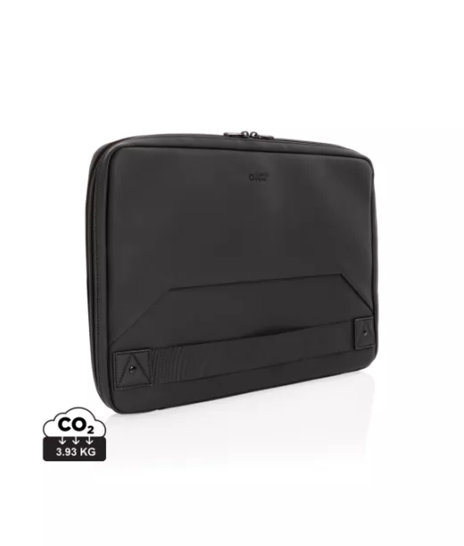 Swiss Peak Vegaaninahkainen Tietokonetasku Työpisteellä Musta