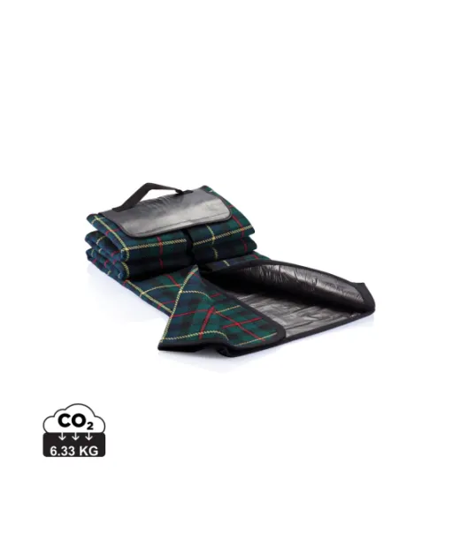 Tartan-piknikhuopa Musta