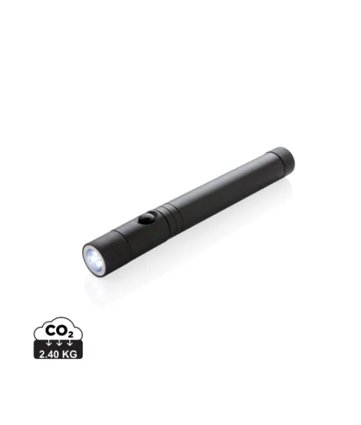 Teleskooppivalo Magneetilla Musta