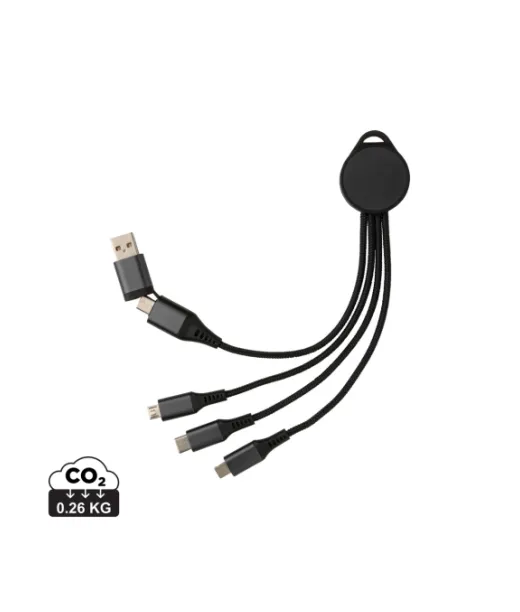 Terra Rcs 120 Cm 6-in-1 Kaapeli Kierrätetystä Alumiinista Harmaa