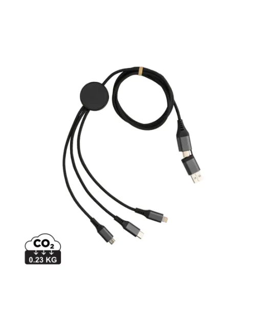 Terra Rcs 120 Cm 6-in-1 Kaapeli Kierrätetystä Alumiinista Harmaa