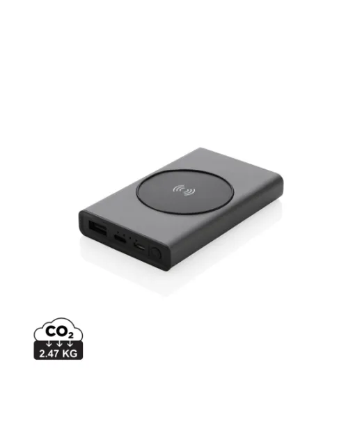 Terra Rcs Alumiininen 5000 Mah 5w Langaton Varavirtalähde Harmaa