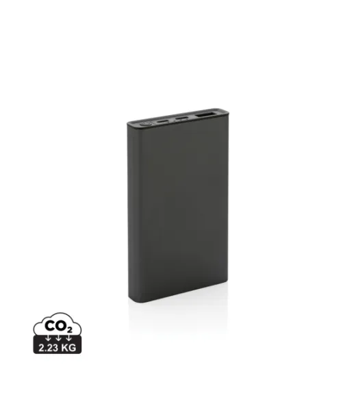 Terra Rcs Virtapankki 5000mah Kierrätetystä Alumiinista Harmaa