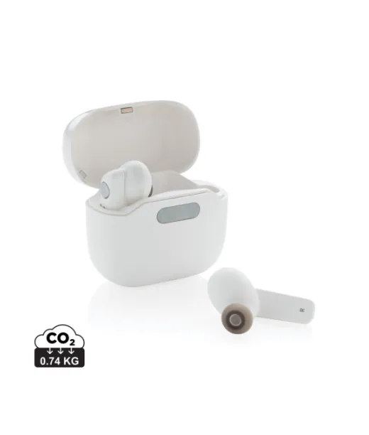 Tws Kuulokkeet Uv-c Sterilointilatauskotelolla Valkoinen