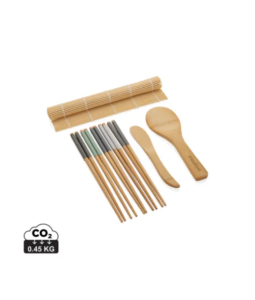 Ukiyo 8-osainen Sushisetti Ruskea