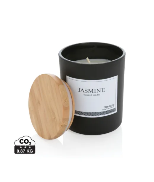 Ukiyo Deluxe Tuoksukynttilä Bambukannella Musta