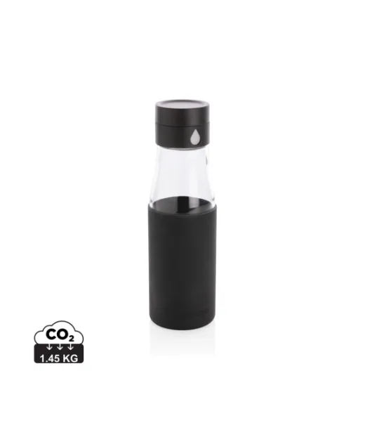 Ukiyo Lasinen Nesteytystä Seuraava Pullo Vyötteellä Musta