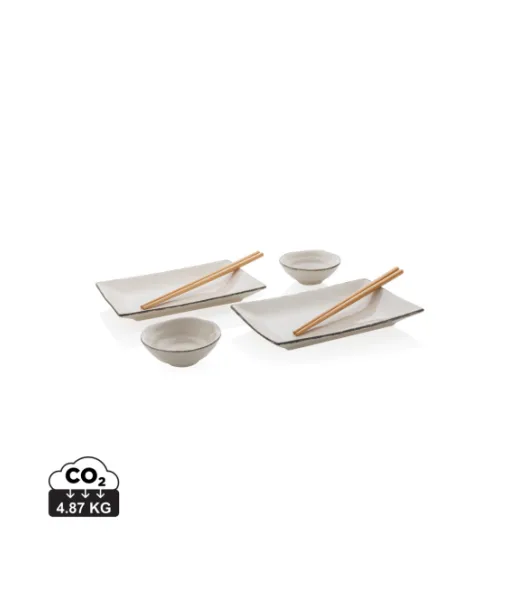 Ukiyo Sushi-illallissetti Kahdelle Valkoinen, Musta