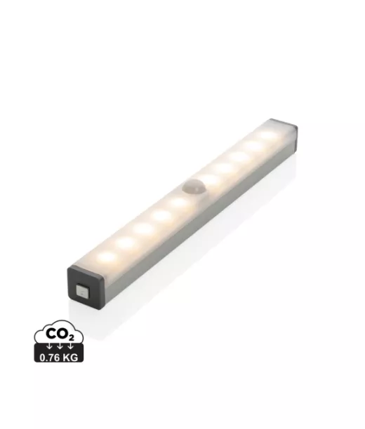 Usb-uudelleenladattava Liiketunnistin Led-valolla Medium Hopeanvärinen