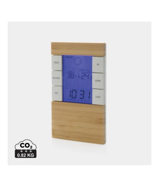 Utah Rcs Muovi Ja Fsc® Bambu Sääasema Ruskea