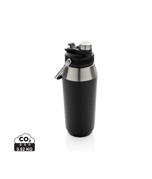 Vakuumipullo Kaksoistoiminnolla 1l Musta