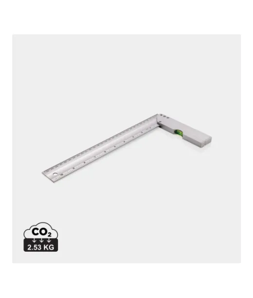 Viivain Vesivaa'alla Hopeanvärinen