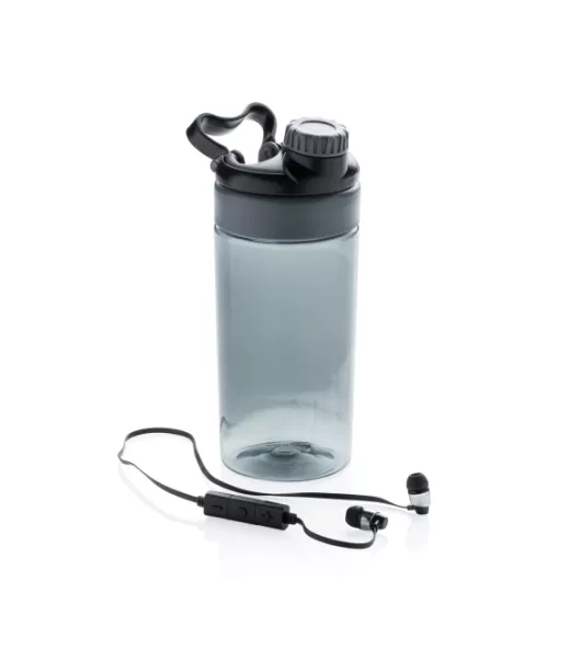 Vuototiivis Pullo Langattomilla Nappikuulokkeilla Harmaa