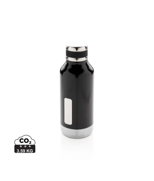 Vuototiivis Termospullo Logolaatalla Musta