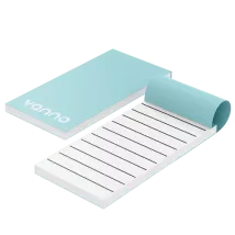 muistilehtiö omalla logolla