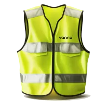 huomioliivi painatuksella