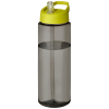 H2o Active® Eco Vibe 850 Ml:n Juomapullo Sporttikannella Hiili / Lime