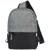 Reclaim Grs-kierrätetty Kaksisävyinen Sling-laukku 3,5 L Musta / Meleerattu Harmaa