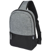 Reclaim Grs-kierrätetty Kaksisävyinen Sling-laukku 3,5 L Musta / Meleerattu Harmaa