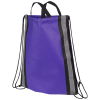Reflective-reppu, Non-woven, Kiristysnyöri 5l Violetti
