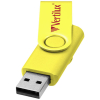Rotate-metallic-usb-muistitikku, 2 Gt Keltainen