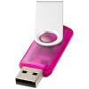 Rotate-translucent-usb-muistitikku, 4 Gt Magenta