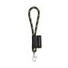 75092. Lanyard Nautic Short Set. Perusmallit Musta/keltainen