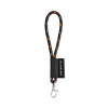75092. Lanyard Nautic Short Set. Perusmallit Musta/oranssi