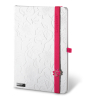 Lanybook Innocent Passion White. Muistikirja Pinkki