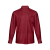 Thc Tokyo. Miesten Pitkähihainen Oxford-paita Viininpunainen