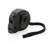 Rcs 3m/16 Mm Mittanauha Stop-painikkeella Musta