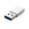 Usb A / Usb C Adapterisetti Hopeanvärinen