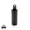 Xl Alumiininen Vesipullo Klipillä Musta, Musta
